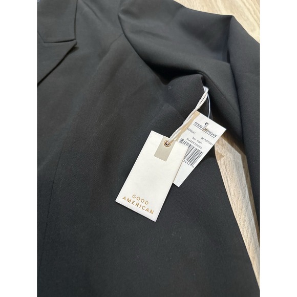 NWT Good American Blazer Mini Dress Black Size 7 US 4XL Plus Size. Minimalist - Picture 5 of 10